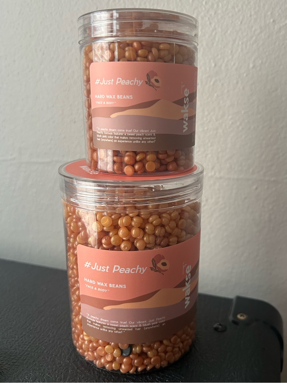 Wakse #JustPeachy Hard Wax Beans